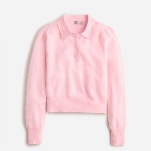 J.CREW Brushed cashmere sweater-polo